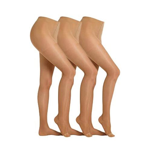 „Feinstrumpfhose CAMANO „“Strumpfhose 3er Pack““ Gr. 42/44, beige (make up) Damen Strumpfhosen Feinstrumpfhosen“
