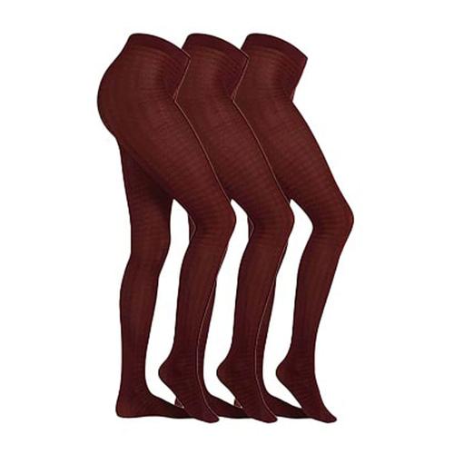 „Feinstrumpfhose CAMANO „“Strumpfhose 3er Pack““ Gr. XL, rot (wine red) Damen Strumpfhosen Feinstrumpfhosen“