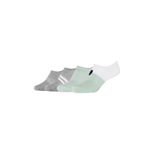„Sneakersocken S.OLIVER „“Sneakersocken 4er Pack““ Gr. 39/42, grün (silt green) Damen Socken Sneakersocken“