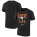 Men's 500 Level Black "Rowdy" Roddy Piper Hot Rod Tri-Blend T-Shirt