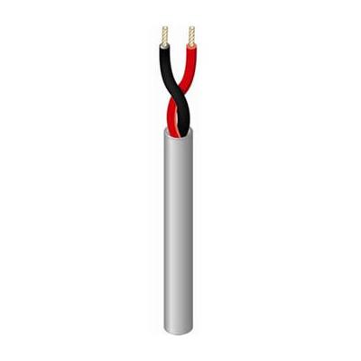 West Penn Plenum-Rated 25224B 18 AWG 2-Conductor Stranded Unshielded Cable (1000', Gr 25224BGY1000