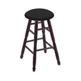 Holland Bar Stool 30" Swivel Bar Stool Wood/Upholstered in Black | 30 H x 16 W x 17.5 D in | Wayfair XRC30MTDCBlkVinyl