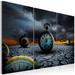 Williston Forge Extermination Time - 3 Piece Wrapped Canvas Graphic Art in Black/Gray/White | 16 H x 24 W x 1 D in | Wayfair