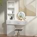 Latitude Run® Caynen Vanity Wood in White | 66.92 H x 39.77 W x 13.2 D in | Wayfair B392F660ECE04DE8A8999DBE71F3BDB3