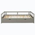 Red Barrel Studio® Ronneby Daybed in Gray | 23.33 H x 79.13 W x 78.33 D in | Wayfair A2B40A39EE0E44DD9FA8CCF18B195EC3