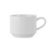 Mikasa Hospitality 5305719 3 oz Bistro Cup - Porcelain, White, Bistro Series, 3 1/2" Diameter