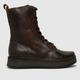 Fly London rami lace ankle boots in dark brown