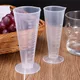 50/100ML Transparent Graduated Measuring Cup Plastic Triangular Measuring Cup Paint Mixing Cup