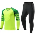 2021 New Uniform Men's Football Training Goalkeeper Uniform Kids Soccer Jersey Set Long Sleeve