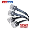 COMNEN 3Pcs Cat6 Flat Cable Ethernet 0.1m-1.5m Rj45 Lan Cable Internet Rj 45 Internet Network Cape