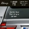 Harry Laptop Sticker : I Solemnly Swear That I Am Up To No Good - Harry Car Decal / Sticker