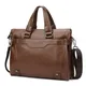 2024 New Men Briefcase Fashion men's bag PU Leather Men Bags Business Brand Male Briefcases Handbags