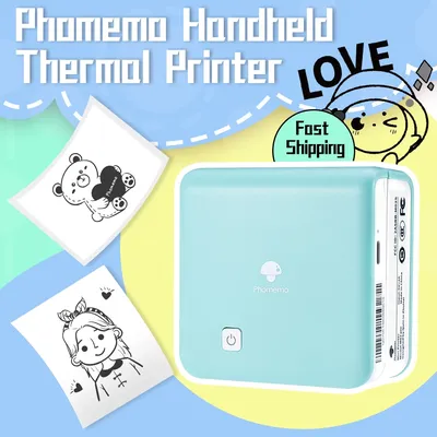 Phomemo Wireless Mini Tragbare Drucker M02Pro Thermische Drucker 53mm Aufkleber Maker Für DIY Journal Liste Foto Drucker für Telefon