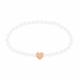 Armband,New Wonderful Moments, - rosévergoldet - Herz