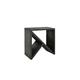 Table d'appoint en bois de pin noire 50x50cm