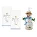 Avanti Coastal Snowman Lotion Pump & Fingertip Towel 2 Pack - Multicolor