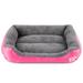 Merkaren Life Furry Bolster Large Dog Bed Washable Comfortable Pet Beds