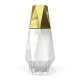 Fifth Avenue Crystal Geometric Glass Water Carafe and Tumbler - 37 Oz