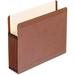 45302 Premium Reinforced Expanding File Pockets Straight Cut 1 Pocket Letter Brown