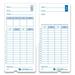 1PC Lathem Time Time Clock Cards for Lathem Time 400E Two Sides 3 x 7 100/Pack