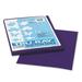 2PC Pacon Tru-Ray Construction Paper 76 lb Text Weight 9 x 12 Purple 50/Pack