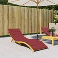 Dcenta Sun Lounger Cushion Patio Furniture Replacement Chaise Lounge Cushion Fabric Outdoor Lounger Chair Seating Cushion 78.7 x 27.6 x x 1.2 Inches (L x W x T)