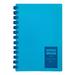 Hardcover Spiral Notebooks 120 Pages Lined Travel Writing Subject Notebooks Memo Notepad School Office Business Diary Spiral Book Journal Malachite blue