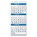 1PC House of Doolittle Recycled Three-Month Format Wall Calendar Vertical Orientation 8 x 17 White Sheets 14-Month (Dec to Jan): 2023 to 2025