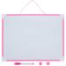 Guest board 1 Set of Double Sided Dry Erase Whiteboard Erasable Message Written Board Whiteboard for Home Office