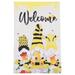 Flag Garden Summer Welcome Flags Yard Easter Gnome Sunflower Spring Farmhouse Decoration Decor Sign Banner Sided Lawn