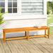 moobody Patio Bench 70.9 x13.8 x17.7 Solid Wood Acacia