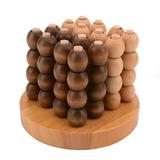 QILIN Adult Child Educational Game Wooden 3D Connect Four Chess Spatial Thinking Toy