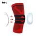 Durable Meniscus Compression Arthritis Protection Strap Knee Braces Joints Support Silicone Knee Pads RED L