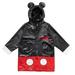 Disney Mickey Mouse Toddler Boys Waterproof Rain Jacket Toddler to Little Kid