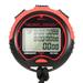 Carevas Professional Digital Stopwatch Timer Waterproof Digital Handheld LCD Timer Chronograph Sports Counter with Strap for Swimming Running Football Training