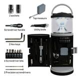 Sakura Multi Functional LED Lantern With Tool Kit Battery Powered Household Emergency Lighting Lantern with Tool Set