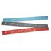 Reebok Flat Bands 3-Pack Self-Guided Print Light Medium and Heavy Resistance Levels Included