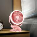 Feltree Lighting Fil-l Light Clip Fan Camping Fan With LED Lights & Clip Battery Operated Fan With Clip USB Rechargeable Fan For Tent Car RV Hurrican-e Emergency Outages