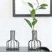 Flower Vases with Iron Art Frame Metal Flower Vase Test Tube Vase Iron Art Flower Vase Clear Vas