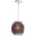 169M01CH-Varaluz Lighting-Urchin - One Light Mini-Pendant-Chrome Finish