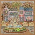 Town Square Beaded Counted Cross Stitch Kit Buttons & Beads 2023 Spring Series MH142315