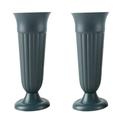 Frcolor Vase Cemetery Flower Grave Vases Cone Memorial Holder Ground Stake Plastic Holders Floral Arrangement Flowers Outdoor