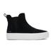 TOMS Women's Black Suede Fenix Platform Chelsea Sneakers Shoes, Size 6