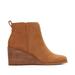 TOMS Women's Natural Leather Suede Clare Boots, Size 11