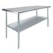 30â€� x 72â€� Stainless Steel Work Table with Undershelf | Food Prep NSF | Utility Work Station |
