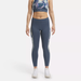 Women's Running Allover Print Leggings in Blue