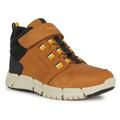 Winterboots GEOX "J FLEXYPER BOY B ABX" Gr. 37, braun (braun, schwarz) Kinder Schuhe Stiefel Boots