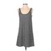 Madewell Casual Dress - Shift: Black Stripes Dresses - Women's Size Small