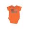 Team Apparel Short Sleeve Onesie: Orange Bottoms - Size 6-12 Month