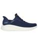 Skechers Women's Slip-ins: BOBS Sport Squad Chaos Sneaker | Size 6.5 | Navy | Textile/Synthetic | Vegan | Machine Washable